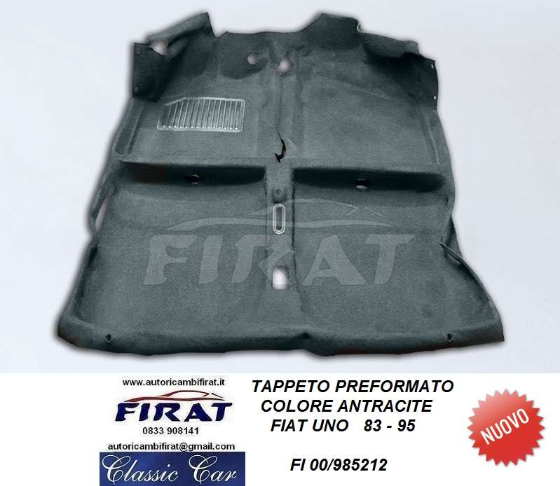 TAPPETO PREFORMATO FIAT UNO T.T.